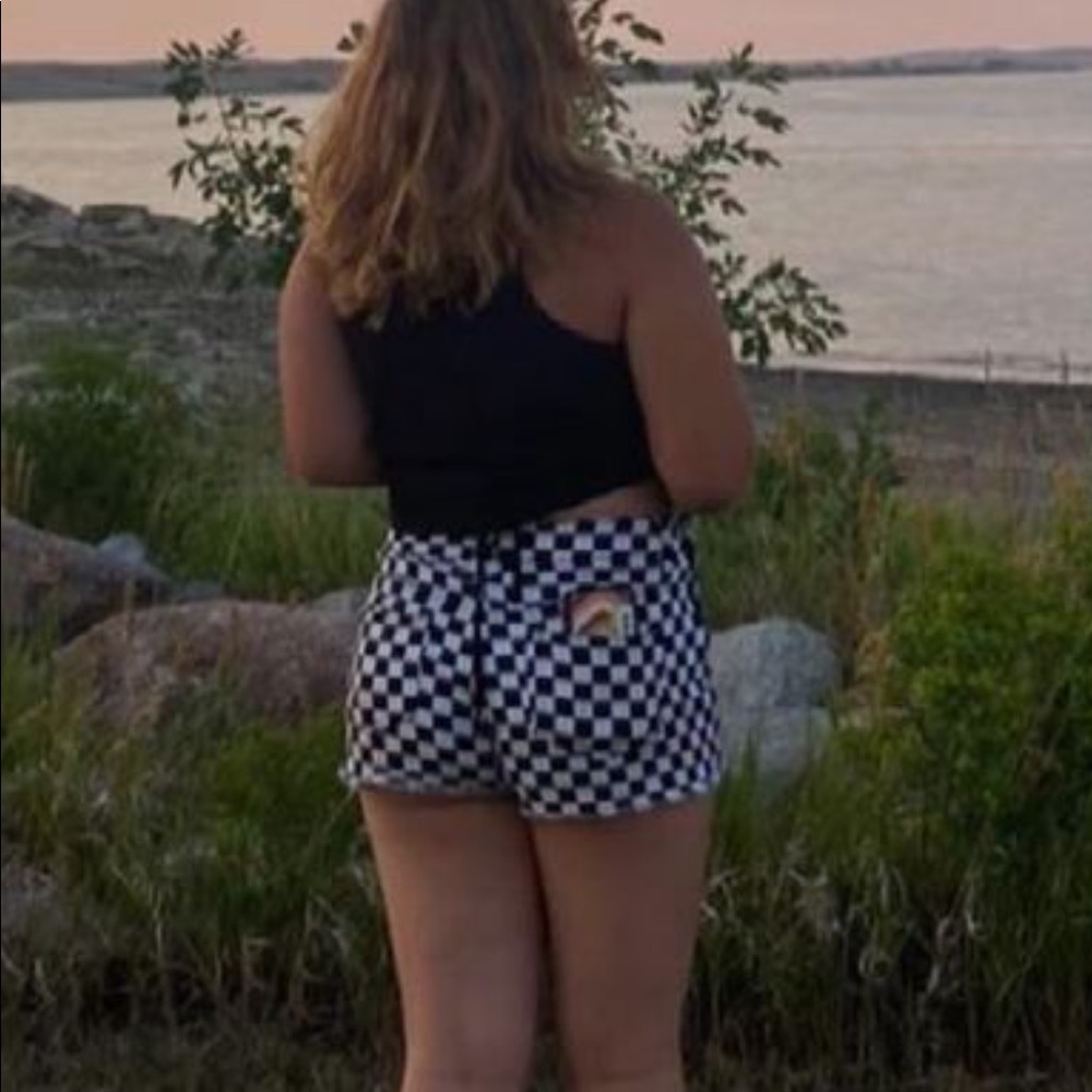 Checkered shorts